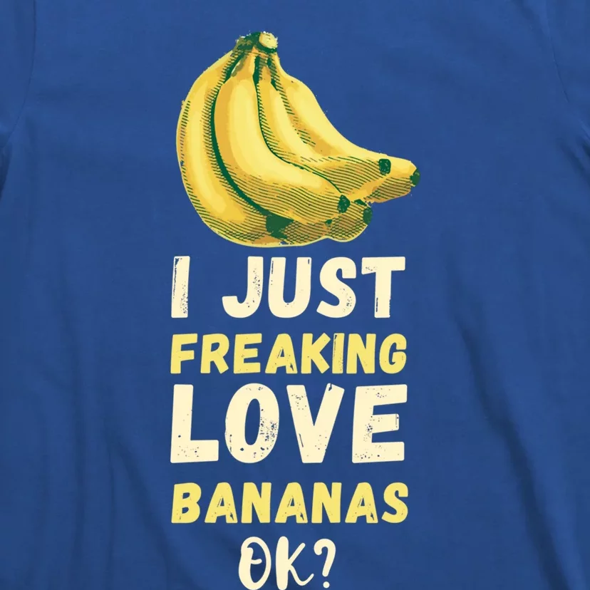 Banana I Just Like Banana Summer Fruit Banana Fruit Lovers Gift T-Shirt