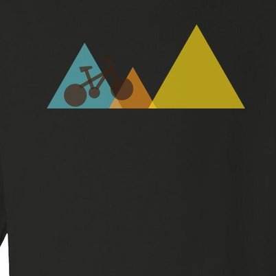 Bike Mountain Simple Logo Toddler Long Sleeve Shirt