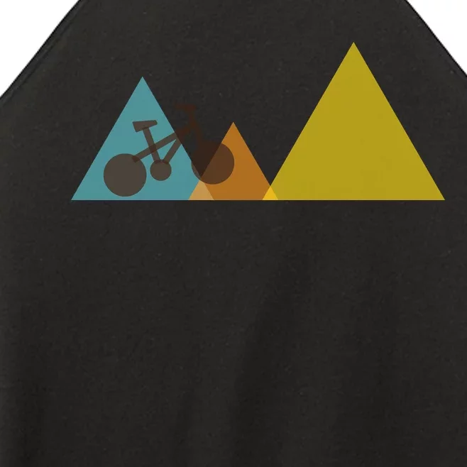 Bike Mountain Simple Logo Women’s Perfect Tri Rocker Tank