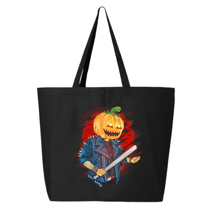 Biker Pumpkin Cool Halloween 25L Jumbo Tote