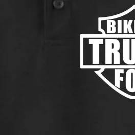 Bikers For Trump Dry Zone Grid Performance Polo