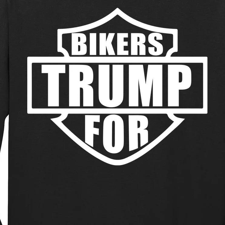 Bikers For Trump Tall Long Sleeve T-Shirt