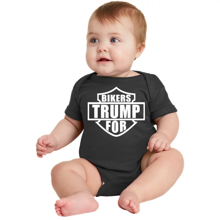 Bikers For Trump Baby Bodysuit