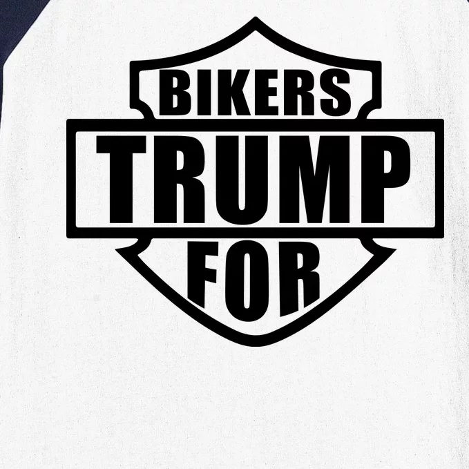 Bikers For Trump Baseball Sleeve Shirt