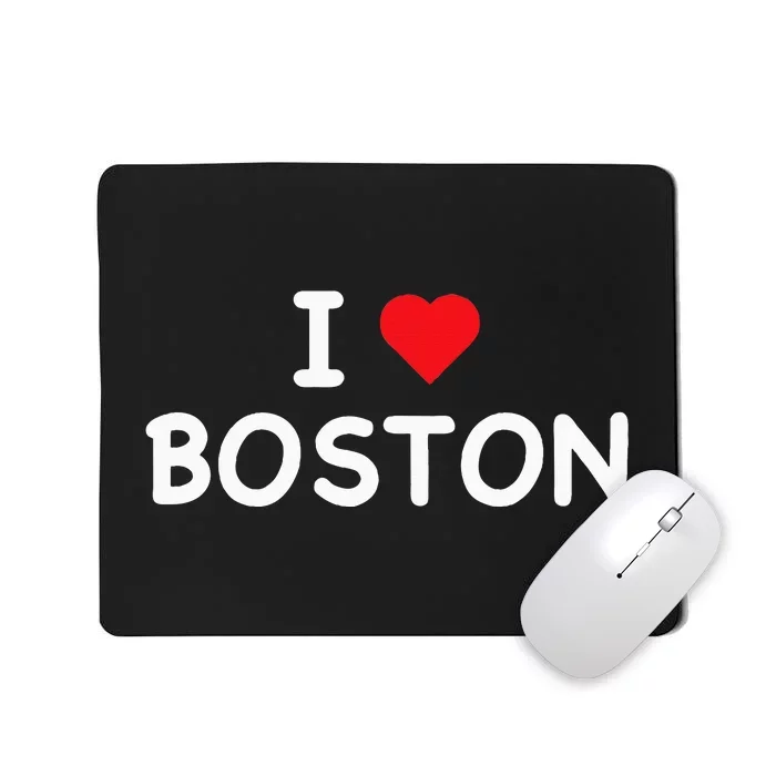 Boston I Love Boston Massachusetts Ma Classic Mousepad