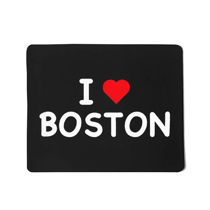 Boston I Love Boston Massachusetts Ma Classic Mousepad