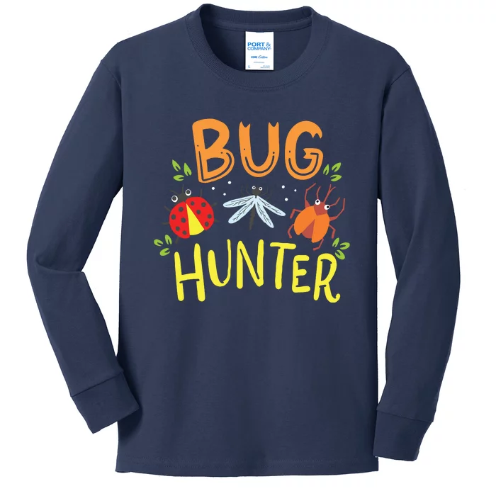 Bugs Insects Ladybug Biologist Entomology Student Kids Long Sleeve Shirt