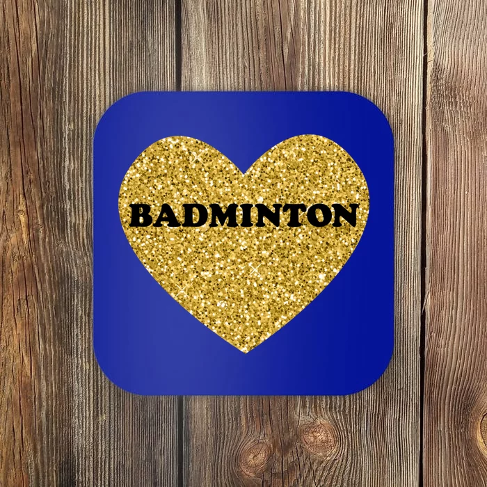 Badminton I Love Badminton Gift Coaster