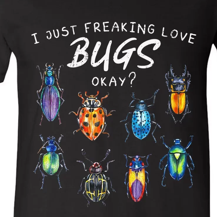 Bug Insect Lover Bug funny Bug Lover V-Neck T-Shirt