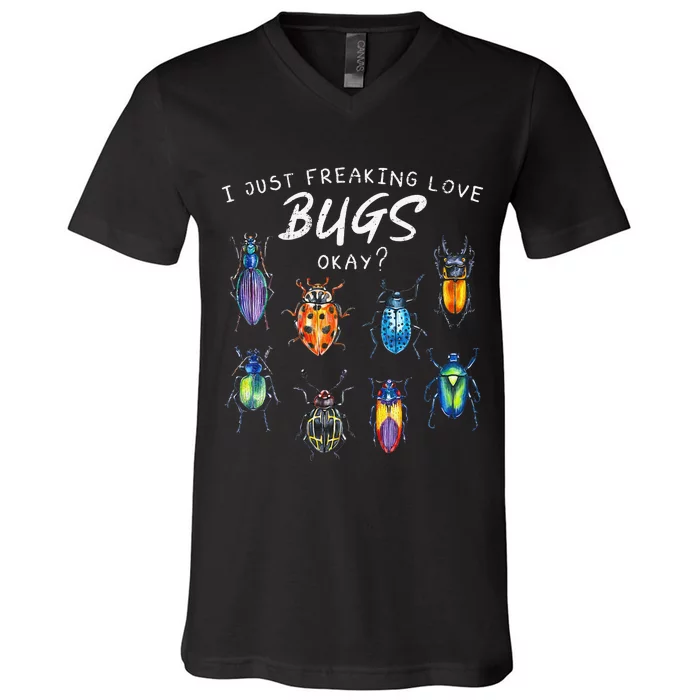 Bug Insect Lover Bug funny Bug Lover V-Neck T-Shirt