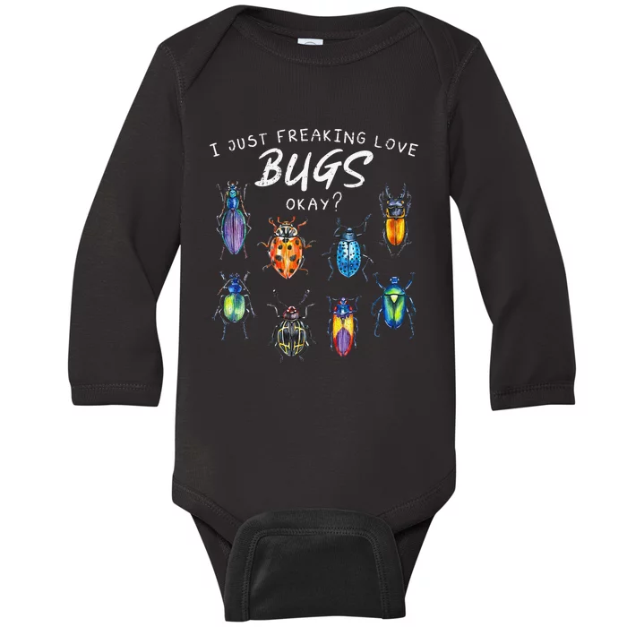 Bug Insect Lover Bug funny Bug Lover Baby Long Sleeve Bodysuit