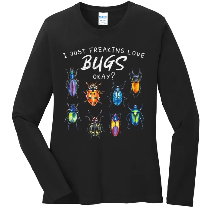 Bug Insect Lover Bug funny Bug Lover Ladies Long Sleeve Shirt