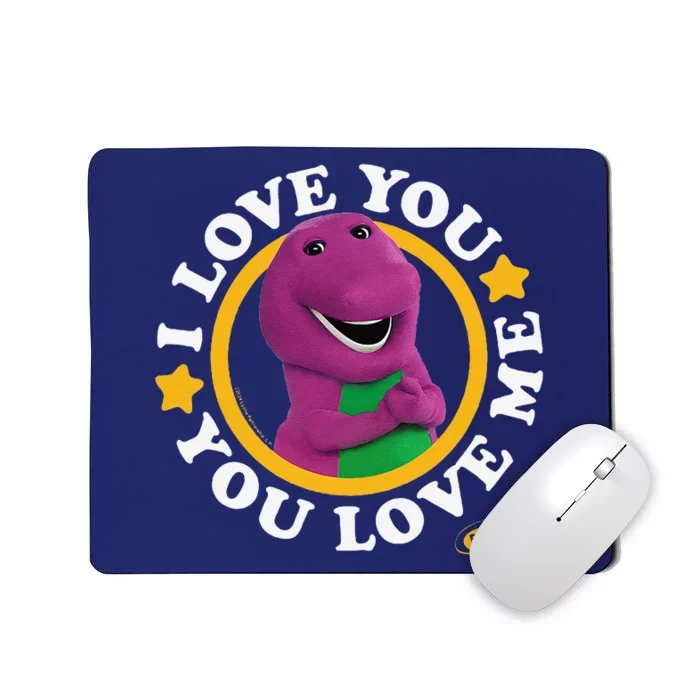 Barney I Love You You Love Me Song Purple Dinosaur Mousepad