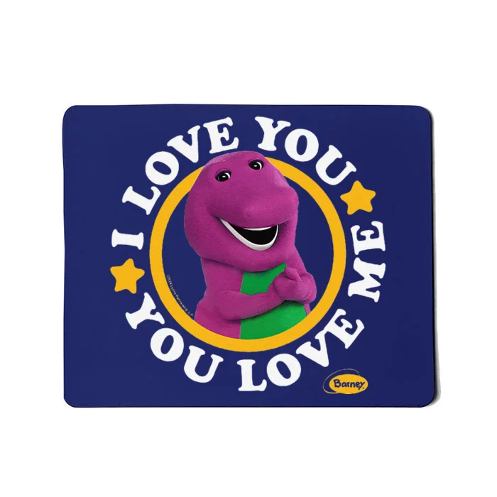 Barney I Love You You Love Me Song Purple Dinosaur Mousepad