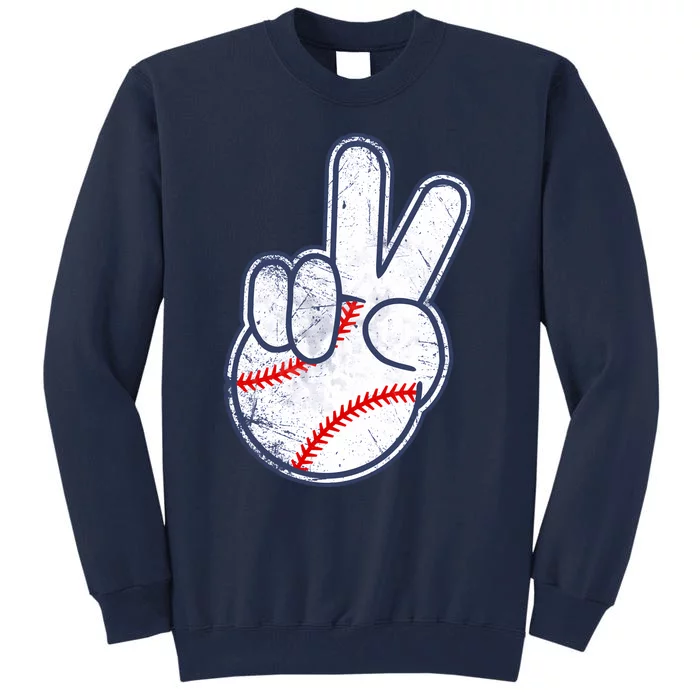 Baseball Is Life Tall Sweatshirt