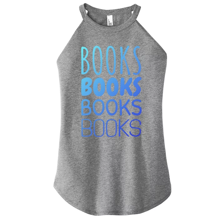 Book I Love Reading Books Bookworm Gift Women’s Perfect Tri Rocker Tank