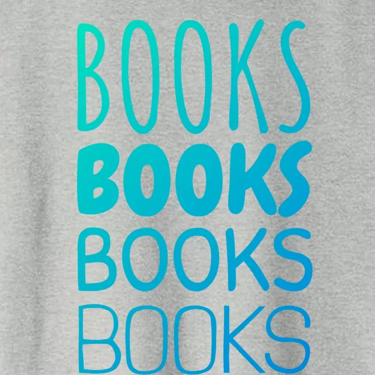 Book I Love Reading Books Bookworm Gift Women's Crop Top Tee