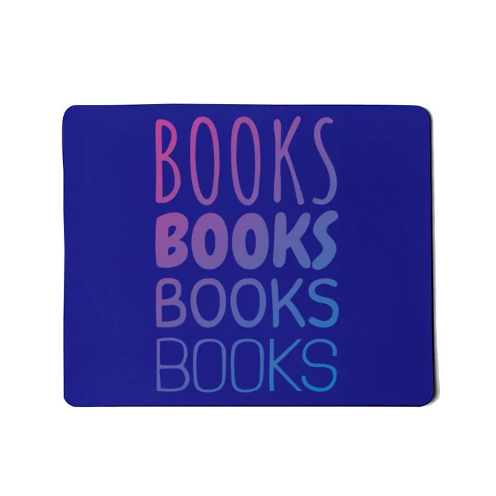 Book I Love Reading Books Bookworm Gift Mousepad