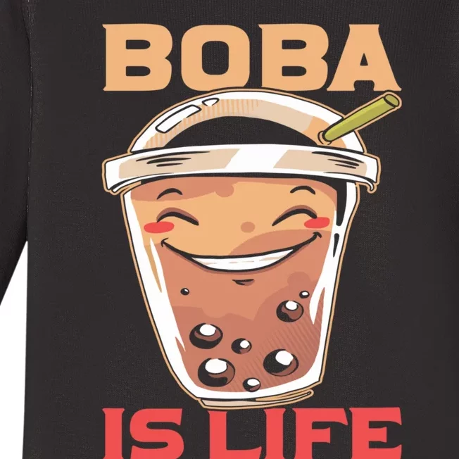 Boba Is Life I Boba Baby Long Sleeve Bodysuit