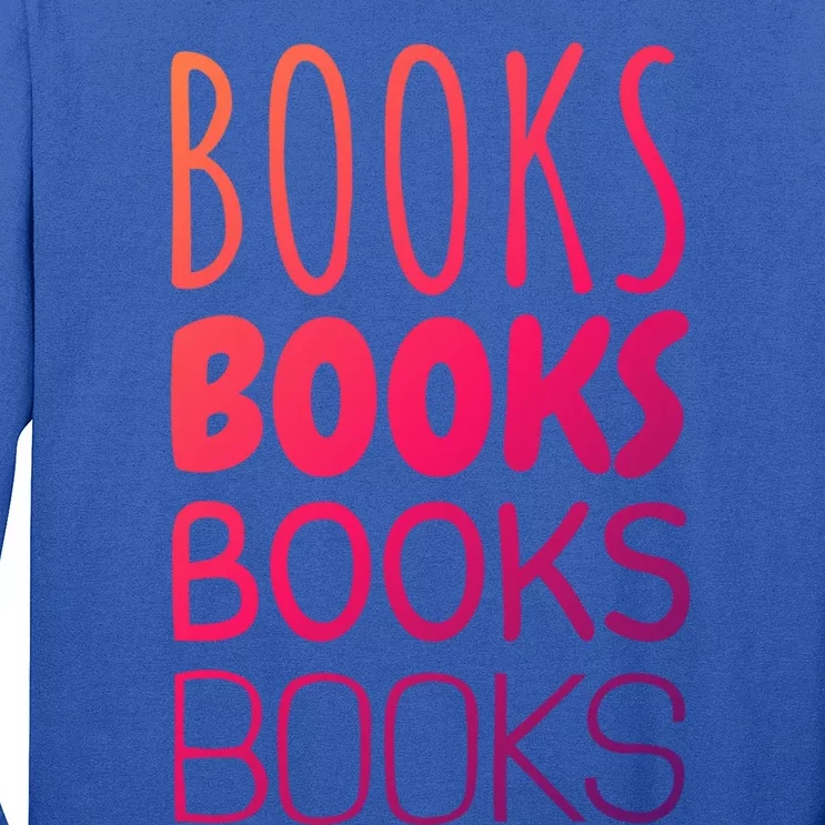 Book I Love Reading Books Bookworm Gift Long Sleeve Shirt