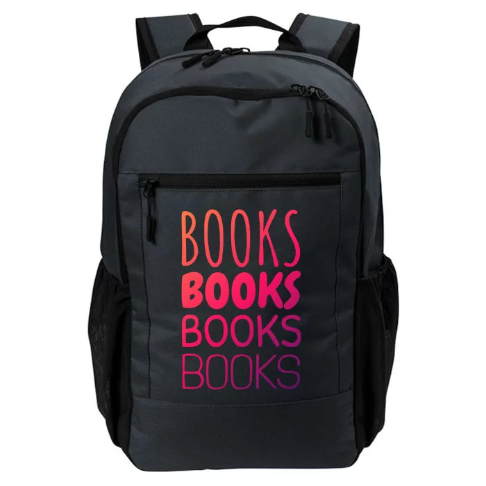 Book I Love Reading Books Bookworm Gift Daily Commute Backpack