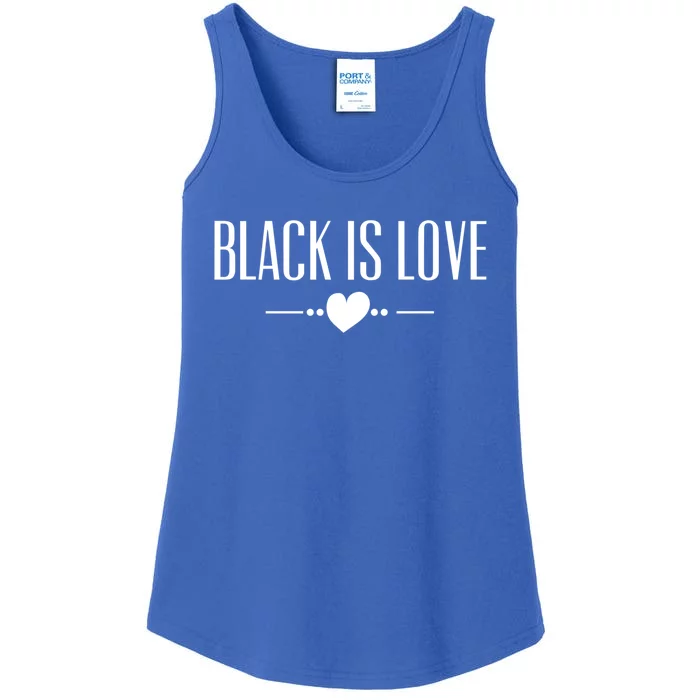 Black Is Love Gift I Love Being Black Black Is Love Gift Ladies Essential Tank