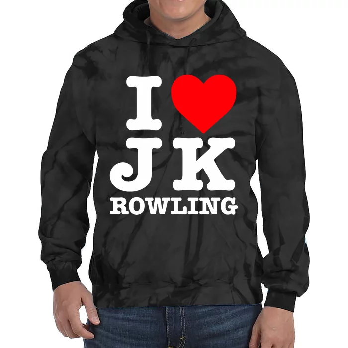 Benonwine I Love Jk Rowling Tie Dye Hoodie