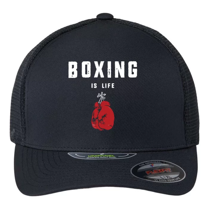 Boxing Is Life Flexfit Unipanel Trucker Cap