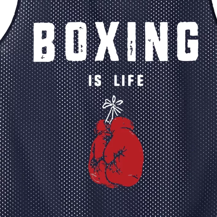 Boxing Is Life Mesh Reversible Basketball Jersey Tank