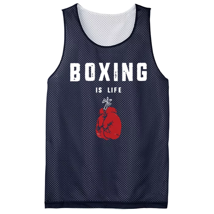 Boxing Is Life Mesh Reversible Basketball Jersey Tank