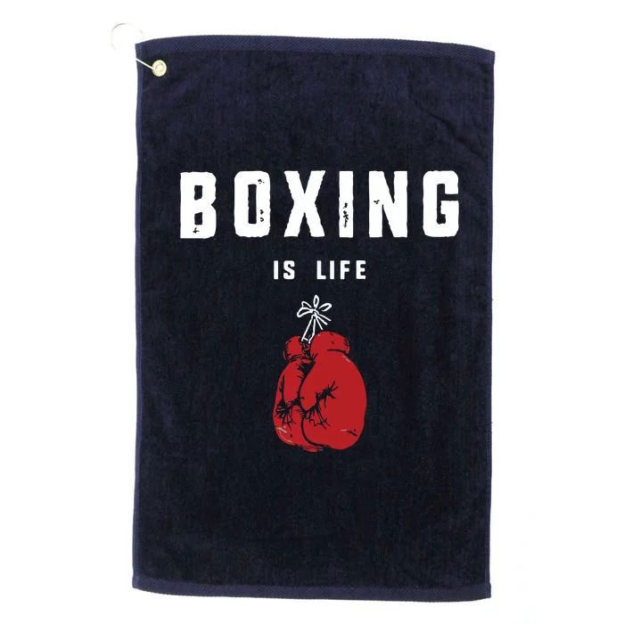 Boxing Is Life Platinum Collection Golf Towel