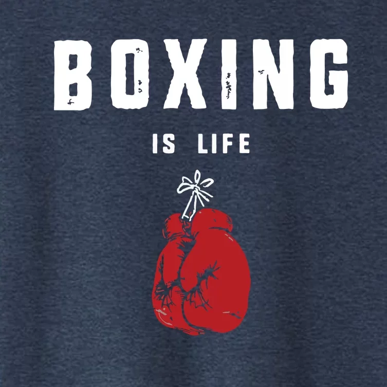 Boxing Is Life Women's Crop Top Tee