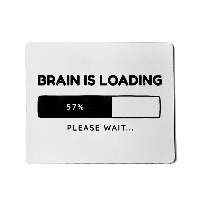 Brain Is Loading Please Wait Funny Mousepad