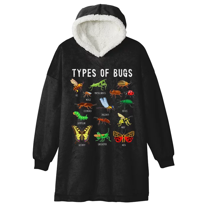 Bug Insect Lover Insect funny Bug Lover Hooded Wearable Blanket