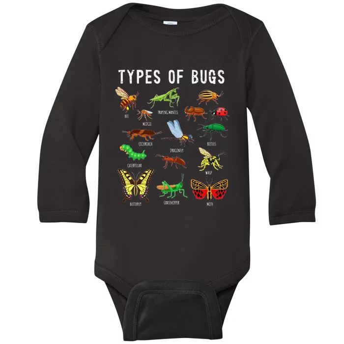 Bug Insect Lover Insect funny Bug Lover Baby Long Sleeve Bodysuit