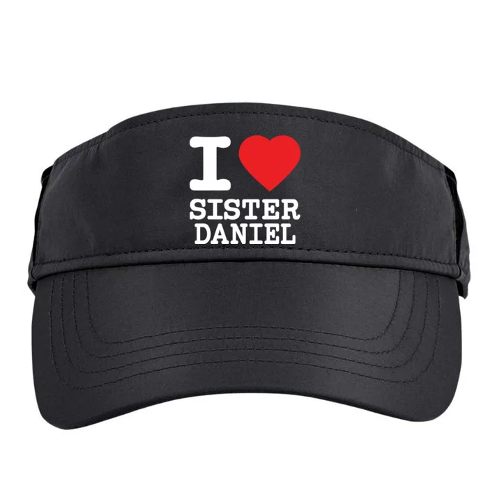 Bunnysiipper I Love Sister Daniel Adult Drive Performance Visor