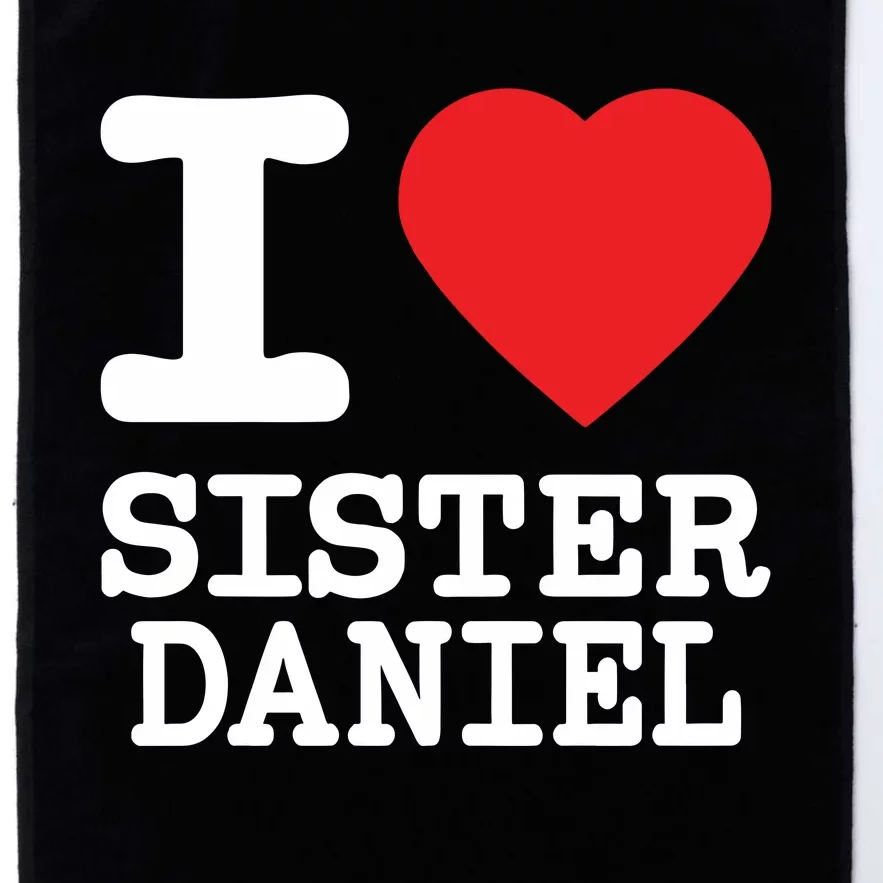 Bunnysiipper I Love Sister Daniel Platinum Collection Golf Towel