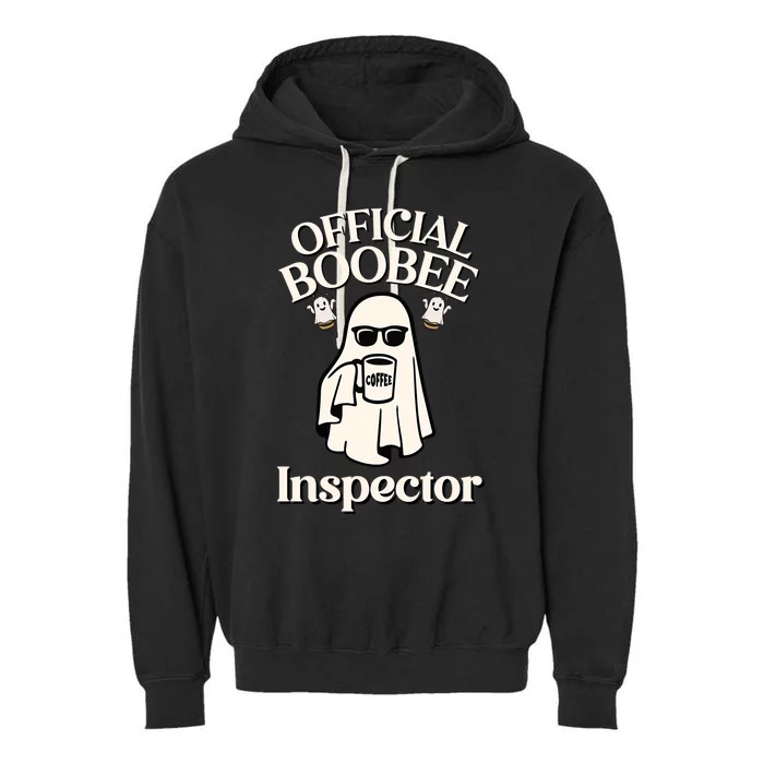 BooBee Inspector Lazy Diy Halloween Costume Funny Ghost Gift Garment-Dyed Fleece Hoodie