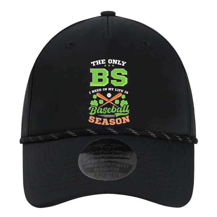 Bs In Life Is Baseball Season Design St Patricks Baseball Funny Gift Performance The Dyno Cap