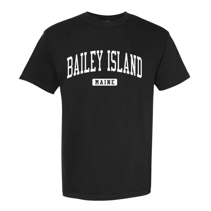 Bailey Island Maine Me College University Sports Style Garment-Dyed Heavyweight T-Shirt