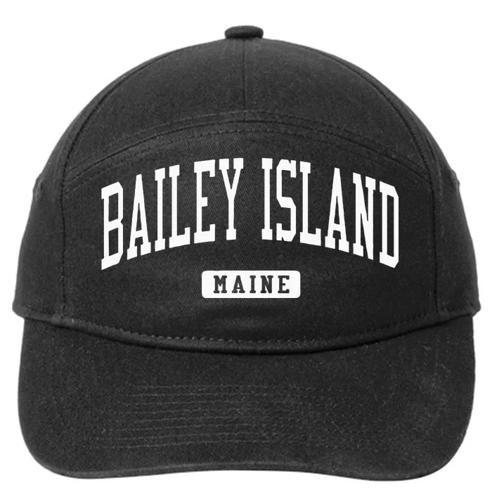 Bailey Island Maine Me College University Sports Style 7-Panel Snapback Hat