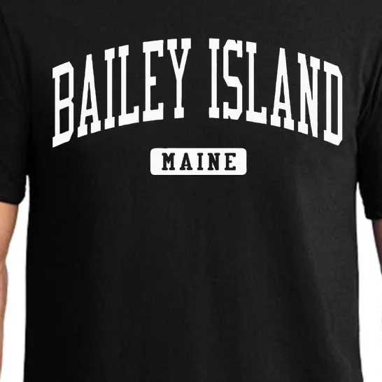 Bailey Island Maine Me College University Sports Style Pajama Set