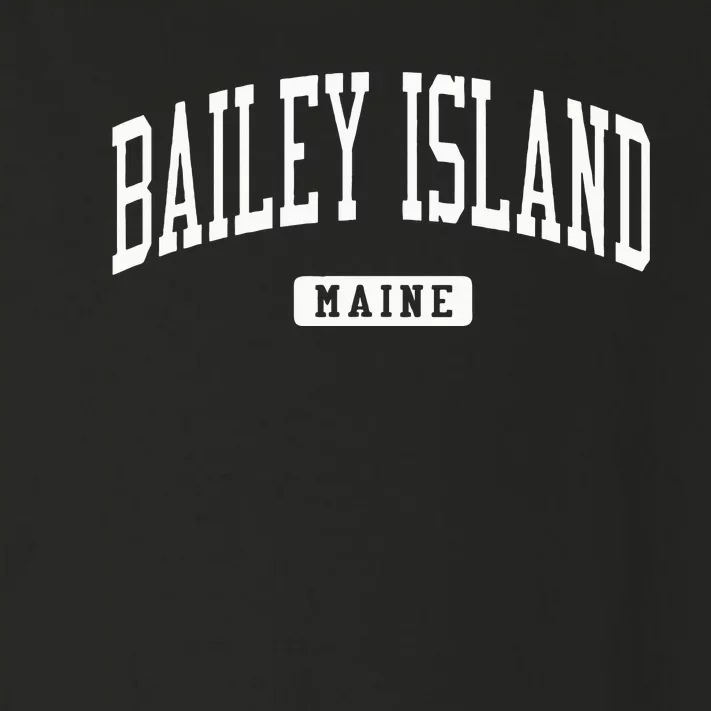 Bailey Island Maine Me College University Sports Style Toddler Long Sleeve Shirt