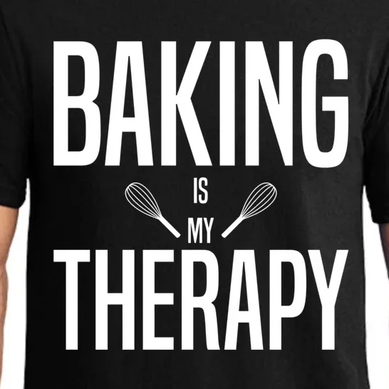 Baking Is My Therapyfunny Giftbaking Funny Gift Cute Gift Pajama Set