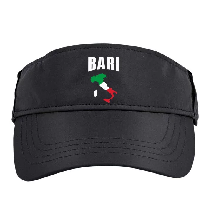 Bari Italy Map T Italian Flag Gift Jersey Adult Drive Performance Visor