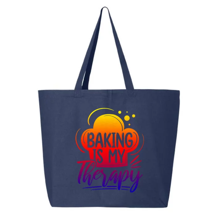 Baking Is My Therapy Baker Cute Gift 25L Jumbo Tote