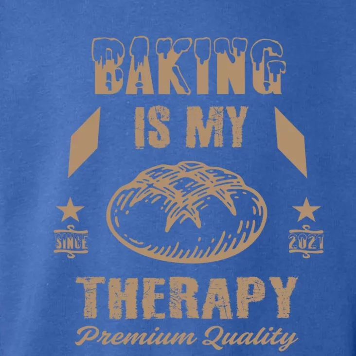 Baking Is My Therapy Bakery Baker Gift Toddler Hoodie