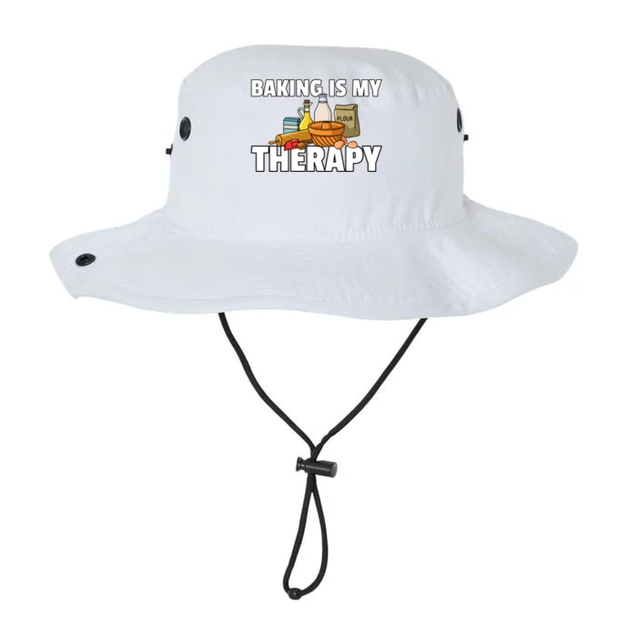 Baking Is My Therapy Bake Gift For Bakery Baker Cool Gift Legacy Cool Fit Booney Bucket Hat