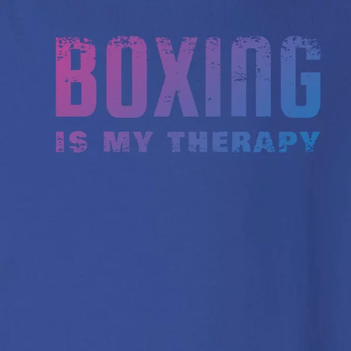 Boxing Is My Therapy Boxer Cool Gift Toddler Long Sleeve Shirt