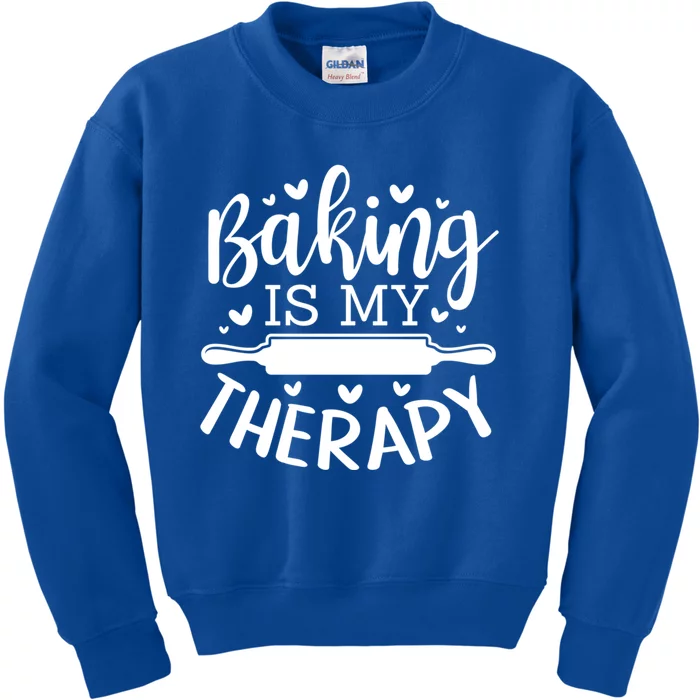 Baking Is My Therapy Don't Need A Rehab But Flour And Sugar Great Gift Kids Sweatshirt